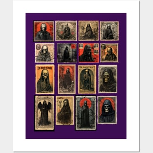 Dark Postage Stamps Posters and Art
